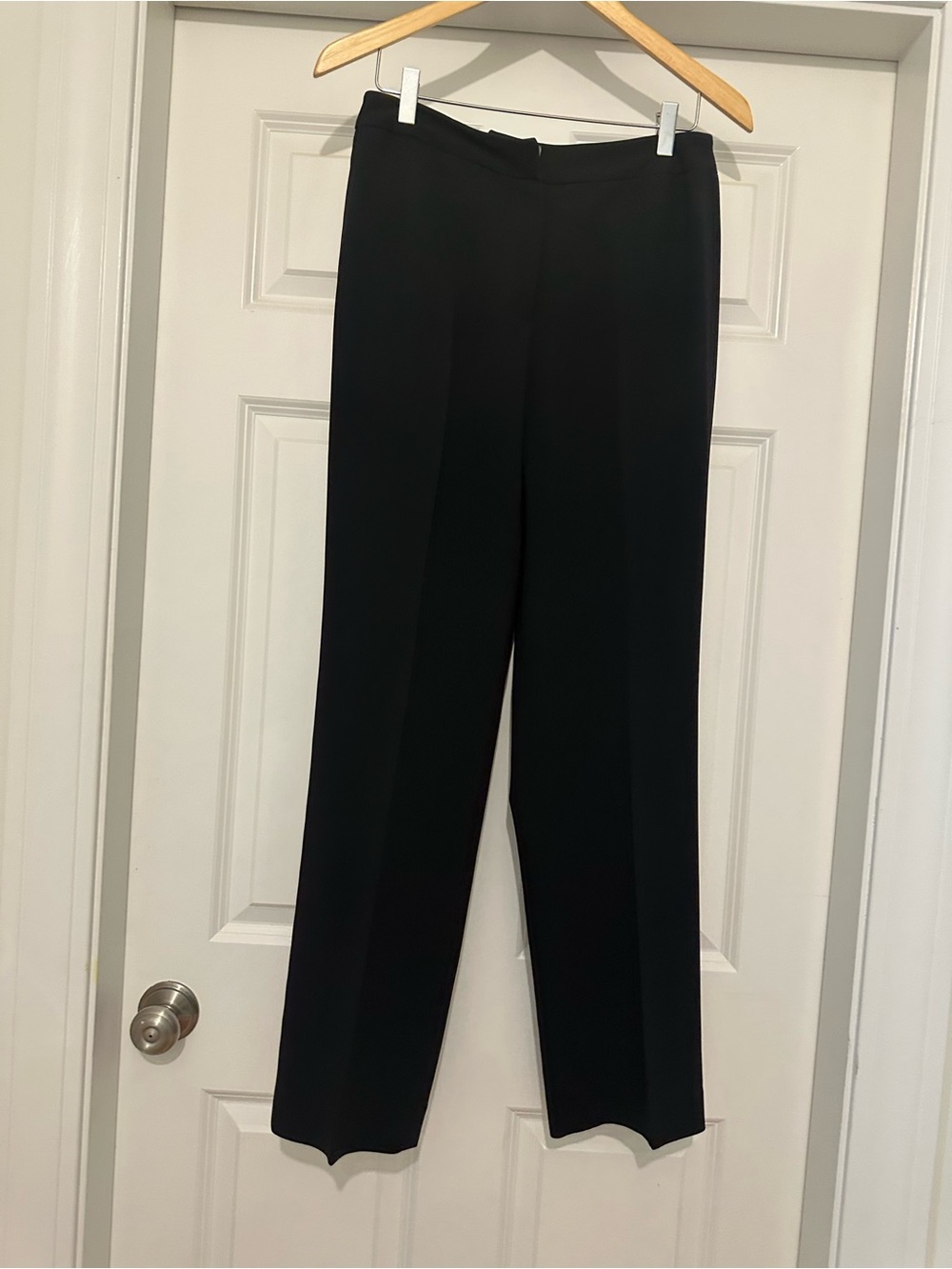 Jones New York Black Classic Straight-Leg Trousers
